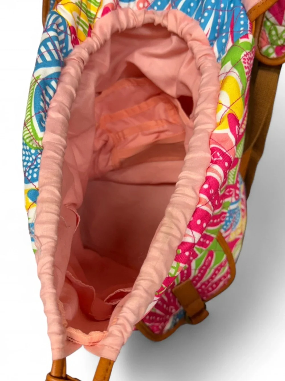 Soft Blush Pink Lined Bag Interior - Picture 5 of 8